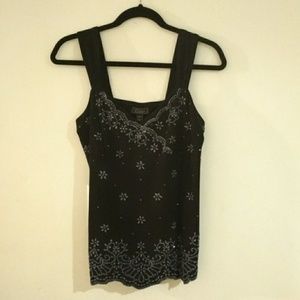 Elegant holiday sparkle top- petite large